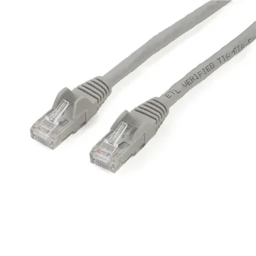 Picture of Startech.Com 2m CAT6 Ethernet Cable - Grey Cat 6 Gigabit Ethernet Wire -650MHz 100W Poe RJ45 Utp Network/Patch Cord Snagless W/Strain Relief Fluke Tested/Wiring Is Ul Certified/Tia - N6patc2mgr