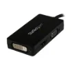 Picture of Startech.Com Travel A/V Adapter: 3-In-1 Displayport To Vga Dvi or Hdmi Converter - DP2VGDVHD