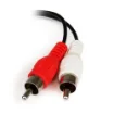 Picture of Startech.Com 6in Stereo Audio Cable - 3.5mm Female To 2x Rca Male - Mufmrca
