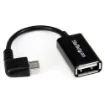 Picture of Startech.Com 5in Right Angle Micro Usb To Usb Otg Host Adapter M/F - Uusbotgra