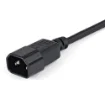Picture of Startech.Com 1m (3ft) Power Extension Cord, C14 To C13, 10A 125V, 18AWG, Computer Power Cord Extension, IEC-320-C14 To IEC-320-C13 Ac Power Cable Extension for Power Supply, Ul Listed - PXT1001M