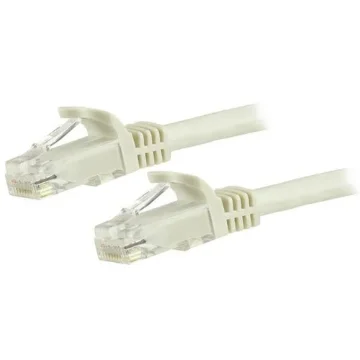 Picture of Startech.Com 5m CAT6 Ethernet Cable - White Cat 6 Gigabit Ethernet Wire -650MHz 100W Poe RJ45 Utp Network/Patch Cord Snagless W/Strain Relief Fluke Tested/Wiring Is Ul Certified/Tia - N6patc5mwh