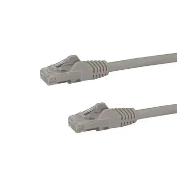 Picture of Startech.Com 1m CAT6 Ethernet Cable - Grey Cat 6 Gigabit Ethernet Wire -650MHz 100W Poe RJ45 Utp Network/Patch Cord Snagless W/Strain Relief Fluke Tested/Wiring Is Ul Certified/Tia - N6patc1mgr