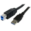 Picture of Startech.Com 3m Black Superspeed Usb 3.0 Cable a To B - M/M - Usb3sab3mbk