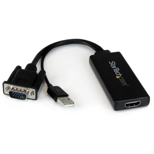 Picture of Startech.Com Vga To Hdmi Adapter with Usb Audio & Power – Portable Vga To Hdmi Converter – 1080p - VGA2HDU