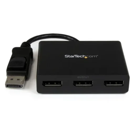 Picture of Startech.Com 3-Port Multi Monitor Adapter - Displayport 1.2 Mst Hub To Dual 4K 30Hz & 1x 1080p - Video Splitter for Extended Desktop Mode on Windows Pcs Only - Dp To 3x Dp Monitors - MSTDP123DP