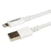 Picture of Startech.Com 3 M (10 Ft.) Usb To Lightning Cable - Long Iphone / Ipad / Ipod Charger Cable - Lightning To Usb Cable - Apple Mfi Certified - White - USBLT3MW