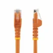 Picture of Startech.Com 3m CAT6 Ethernet Cable - Orange Cat 6 Gigabit Ethernet Wire -650MHz 100W Poe RJ45 Utp Network/Patch Cord Snagless W/Strain Relief Fluke Tested/Wiring Is Ul Certified/Tia - N6patc3mor