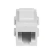 Picture of Startech.Com White Cat 6 RJ45 Keystone Jack Network Coupler - F/F - C6KEYCOUPLWH