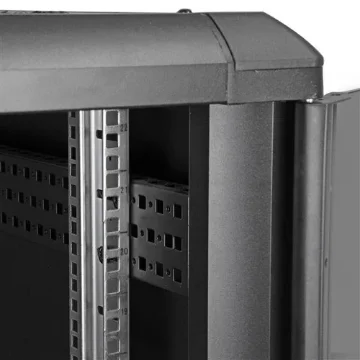 Picture of Startech.Com 4-Post 22U Server Rack Cabinet, Lockable 19" Data Rack Cabinet for Computer / Av / It Equipment, Office / Home Network Rack with Casters & Adjustable Mounting Rails - RK2236BKF