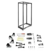 Picture of Startech.Com 4-Post 42U Mobile Open Frame Server Rack, Four Post 19" Network Rack with Wheels, Rolling Rack with Adjustable Depth for Computer/Av/Data/It Equipment - Casters, Leveling Feet or Floor Mounting - 4POSTRACK42