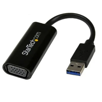 Picture of Startech.Com Usb 3.0 To Vga Adapter, Usb To Vga Monitor Converter for Windows, Slim (No Support for Macos/Chromeos/Linux) - Taa - USB32VGAES