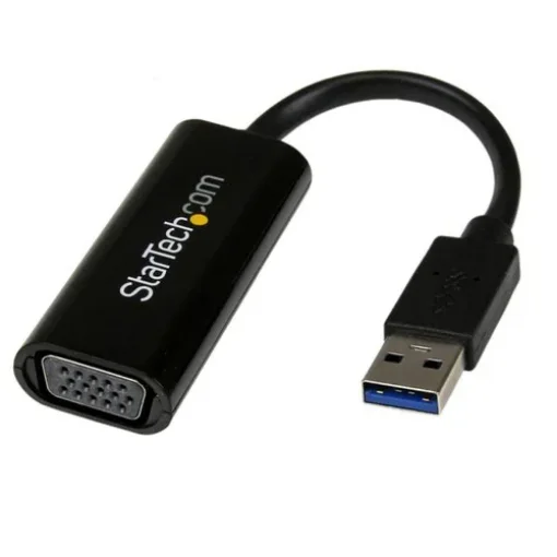 Picture of Startech.Com Usb 3.0 To Vga Adapter, Usb To Vga Monitor Converter for Windows, Slim (No Support for Macos/Chromeos/Linux) - Taa - USB32VGAES