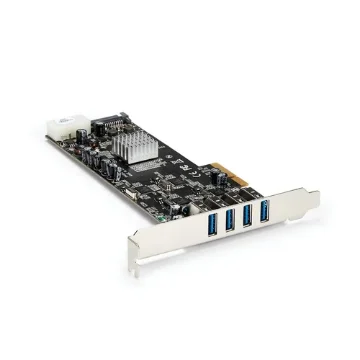 Picture of Startech.Com 4 Port Usb 3.0 Pcie Card W/ 4 Dedicated 5Gbps Channels (Usb 3.1 Gen 1) - Uasp - Sata / LP4 Power - Pci Express Adapter Card - Pexusb3s44v
