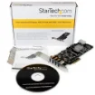 Picture of Startech.Com 4 Port Usb 3.0 Pcie Card W/ 4 Dedicated 5Gbps Channels (Usb 3.1 Gen 1) - Uasp - Sata / LP4 Power - Pci Express Adapter Card - Pexusb3s44v