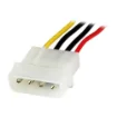 Picture of Startech.Com 12in LP4 Power Extension Cable - M/F - Lp4powext12