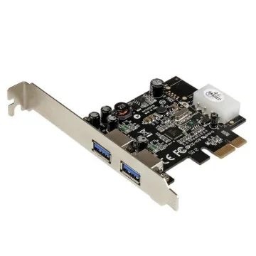 Picture of Startech.Com 2 Port Pci Express (Pcie) Superspeed Usb 3.0 Card Adapter with Uasp - LP4 Power - Pexusb3s25
