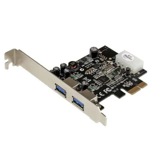 Picture of Startech.Com 2 Port Pci Express (Pcie) Superspeed Usb 3.0 Card Adapter with Uasp - LP4 Power - Pexusb3s25
