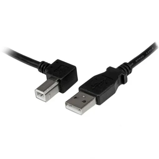 Picture of Startech.Com 1m Usb 2.0 a To Left Angle B Cable - M/M - USBAB1ML