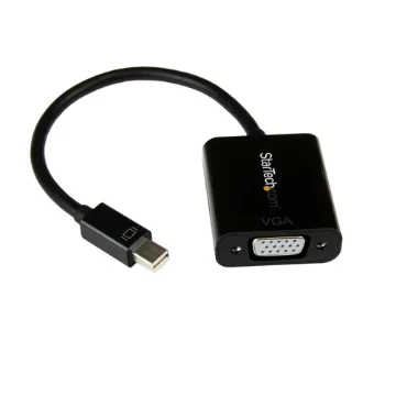 Picture of Startech.Com Mini Displayport To Vga Adapter - Active Mini Dp To Vga Converter - 1080p Video - Mdp or Thunderbolt 1/2 Mac/Pc To Vga Monitor/Projector/Display - Mdp 1.2 To Vga Dongle - Black - Mdp2vga2