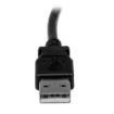 Picture of Startech.Com 3m Usb 2.0 a To Left Angle B Cable - M/M - USBAB3ML