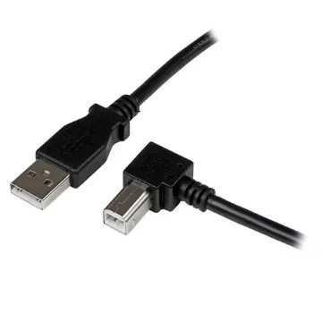 Picture of Startech.Com 2m Usb 2.0 a To Right Angle B Cable - M/M - USBAB2MR