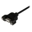 Picture of Startech.Com 3 Ft Panel Mount Usb Cable a To a - F/M - USBPNLAFAM3