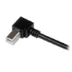 Picture of Startech.Com 3m Usb 2.0 a To Right Angle B Cable - M/M - USBAB3MR