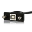Picture of Startech.Com 3 Ft Panel Mount Usb Cable B To B - F/M - USBPNLBFBM3