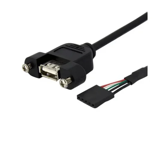 Picture of Startech.Com 3 Ft Panel Mount Usb Cable - Usb a To Motherboard Header Cable F/F - USBPNLAFHD3