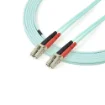 Picture of Startech.Com 3m (10ft) Lc/Upc To Lc/Upc OM3 Multimode Fiber Optic Cable, Full Duplex 50/125Μm Zipcord Fiber Cable, 100G, Low Insertion Loss, Lszh Fiber Jumper Cord - A50fblclc3