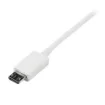 Picture of Startech.Com 2m White Micro Usb Cable - a To Micro B - USBPAUB2MW