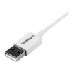 Picture of Startech.Com 1m White Micro Usb Cable - a To Micro B - USBPAUB1MW