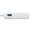 Picture of Startech.Com Usb 3.0 To Gigabit Ethernet Adapter Nic W/ Usb Port - White - USB31000SPTW