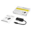 Picture of Startech.Com Usb 3.0 To Gigabit Ethernet Adapter Nic W/ Usb Port - Black - USB31000SPTB