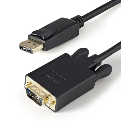 Picture of Startech.Com 3ft (1m) Displayport To Vga Cable - Active Displayport To Vga Adapter Cable - 1080p Video - Dp To Vga Monitor Cable - Dp 1.2 To Vga Converter - Latching Dp Connector - Dp2vgamm3b