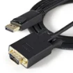 Picture of Startech.Com 3ft (1m) Displayport To Vga Cable - Active Displayport To Vga Adapter Cable - 1080p Video - Dp To Vga Monitor Cable - Dp 1.2 To Vga Converter - Latching Dp Connector - Dp2vgamm3b