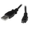 Picture of Startech.Com 1m Micro Usb Cable - a To Up Angle Micro B - USBAUB1MU