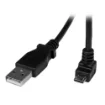 Picture of Startech.Com 2m Micro Usb Cable - a To Down Angle Micro B - USBAUB2MD