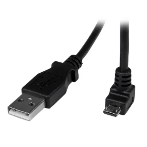 Picture of Startech.Com 2m Micro Usb Cable - a To Down Angle Micro B - USBAUB2MD