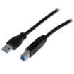 Picture of Startech.Com 1m (3ft) Certified Superspeed Usb 3.0 a To B Cable - M/M - Usb3cab1m