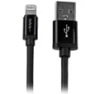 Picture of Startech.Com 2 M (6 Ft.) Usb To Lightning Cable - Long Iphone / Ipad / Ipod Charger Cable - Lightning To Usb Cable - Apple Mfi Certified - Black - USBLT2MB