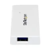 Picture of Startech.Com Portable 4 Port Superspeed Mini Usb 3.0 Hub - White~Portable 4 Port Superspeed Mini Usb 3.0 Hub - 5Gbps - White - St4300minu3w