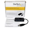 Picture of Startech.Com Portable 4 Port Superspeed Mini Usb 3.0 Hub - Black~Portable 4 Port Superspeed Mini Usb 3.0 Hub - 5Gbps - Black - St4300minu3b