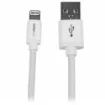 Picture of Startech.Com 2 M (6 Ft.) Usb To Lightning Cable - Long Iphone / Ipad / Ipod Charger Cable - Lightning To Usb Cable - Apple Mfi Certified - White - USBLT2MW
