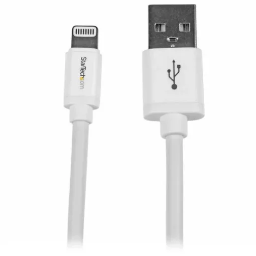 Picture of Startech.Com 2 M (6 Ft.) Usb To Lightning Cable - Long Iphone / Ipad / Ipod Charger Cable - Lightning To Usb Cable - Apple Mfi Certified - White - USBLT2MW