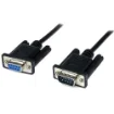 Picture of Startech.Com 1m Black DB9 RS232 Serial Null Modem Cable F/M - Scnm9fm1mbk