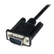 Picture of Startech.Com 1m Black DB9 RS232 Serial Null Modem Cable F/M - Scnm9fm1mbk