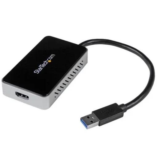 Picture of Startech.Com Usb 3.0 To Hdmi Adapter W/ 1x Usb, Usb To Hdmi Monitor Converter for Windows (No Support for Macos/Chromeos/Linux) - Taa - USB32HDEH