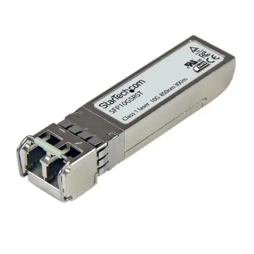 Picture of Startech.Com Cisco SFP-10G-SR Compatible Sfp+ Transceiver Module - 10GBASE-SR~Cisco SFP-10G-SR Compatible Sfp+ Module - 10GBASE-SR - 10GbE Multimode Fiber Mmf Optic Transceiver - 10GE Gigabit Ethernet Sfp+ - Lc 300m - 850nm - Ddm Cisco Firepower, ASR9000, C9300 - SFP10GSRST